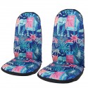 2PCS Universal Car Seat Covers Set For Fabric Printed Front Seat Cover