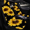 2Pcs/Set Printing Universal Car Seat Covers Front Seat Head Rest Protectors