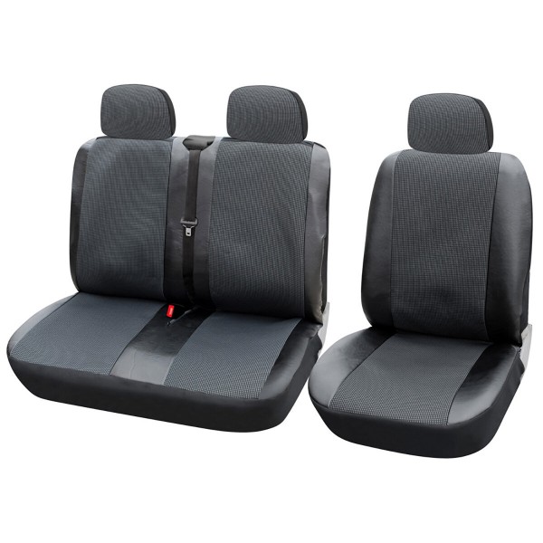 3pcs Seat Cover Split Seats For Ford Transit Custom Van SUV Universal