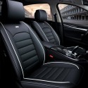 4 Colors Universal Full Car Seat Mat Cover PU Leather Breathable Cushion Pad Set