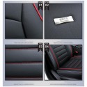 4 Colors Universal Full Car Seat Mat Cover PU Leather Breathable Cushion Pad Set