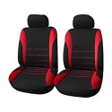 4 Pack Universal Car Seat Cover Set Front Rear Head Rests Full Set Auto Cover