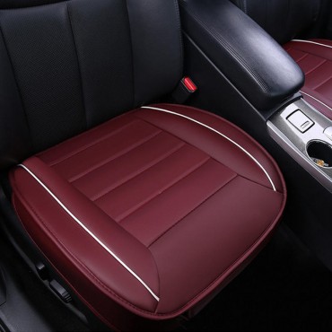 49*53cm 3D PU Leather Car Front Breathable Seat Cover Pad Auto Chair Protect Mat