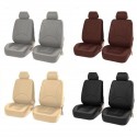 4PCS Car Seat Cover Set Universal 5-Seat Protector PU leather Seat Cushion Headrest Accessory