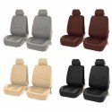 4PCS Car Seat Cover Set Universal 5-Seat Protector PU leather Seat Cushion Headrest Accessory