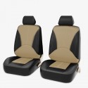 4PCS Front Seat Universal Car Seat Covers Faux Leather Breathable Cushion