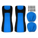 4PCS Front&Rear Car Seat Covers Full Seat Cover Cushion Protectors Universal