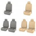 4PCS Van Front Car Seat Cover Faux Leather Mat Pad Universial Cushion