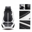 4Pcs Polyester Fiber 6D Car Full Surround Seat Cover Cushion Protector Set Universal for 5 Seats Car