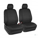 4pcs Car Front Seat Covers Cushion Protectoion PU Leather 5 Seater Universal