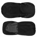 4pcs Car Front Seat Covers Cushion Protectoion PU Leather 5 Seater Universal