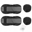 4pcs Car Front Seat Covers Cushion Protectoion PU Leather 5 Seater Universal