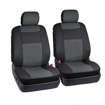 4pcs Car Front Seat Covers Cushion Protectoion PU Leather 5 Seater Universal