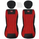 4pcs Universal Front Row/ Full Set Seat Cover Car Accessories interior Butterfly