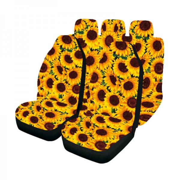 5 Seats Car Seat Cover Universal Bucket Seat Cover Soft Comfortable Protector