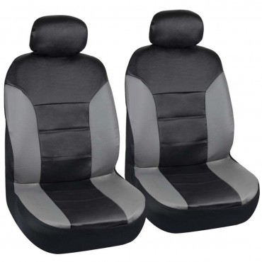 5 Seats Universal PU Leather Car Cover Seat Protector Cushion Black Front Cover
