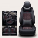 65x55x25 cm B92936 Black 5 PU Car Seat Cover Universal Fit Covers Adjustable Bench for 95% Types of Cars