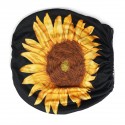 7 PCS Universal 3D Sunflower Front Car Seat Cover Cushion Protector Washable