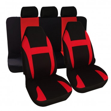 7PCS Universal Front Seat Covers Set Fit For Auto Car SUV Trucks