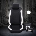 8Pcs PU Leather Car Full Surround Seat Cover Cushion Protector Set Universal for 5 Seats Car