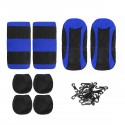 8Pcs Polyester Fabric Car Seat Cover Full Set Cushion Protector for Five Seats Car