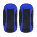 8Pcs Polyester Fabric Car Seat Cover Full Set Cushion Protector for Five Seats Car