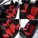 9PCS Car Seat Cover Set Universal 5-Seat Protector Fabric Special Craft Wish Tire Pattern
