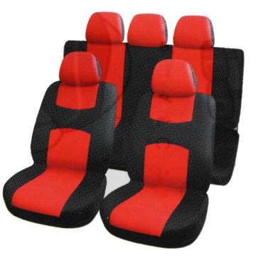 9PCS Rear Back Seat Cover Waterproof Composite Sponge Car Seats Protectors