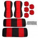 9PCS Rear Back Seat Cover Waterproof Composite Sponge Car Seats Protectors