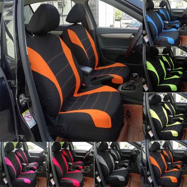 4pcs Front Row / Rear Car Seat Cover Seat Protection Car Accessories
