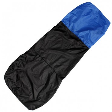 Black + Blue Car Front Seat Cover Water Resistant Protectors Universal