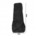 Black Polyester Car Seat Cover 132 X 54CM Waterproof Washable