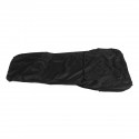 Black Polyester Car Seat Cover 132 X 54CM Waterproof Washable