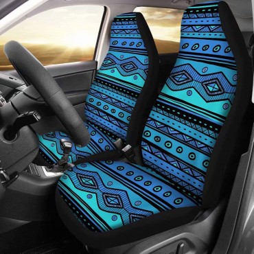 Car Front Seat Cover Protector Cushion Print Pattern Sedan SUV Truck Universal