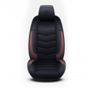 Car Front Seat Mat Cover PU Leather Breathable Cushion Pad Backrest Universal