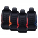 Car Front Seat Mat Cover PU Leather Breathable Cushion Pad Backrest Universal