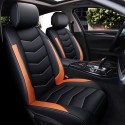 Car Front Seat Mat Cover PU Leather Breathable Cushion Pad Backrest Universal