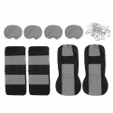 Car Seat Covers Protecter Full Set for Auto SUV Front Rear Seats Headrests