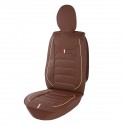 Deluxe 5-Seats Car Seat Cover Cushion Leather Pad Front Rear Cushion Protector