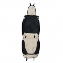 Double PU Leather Car Front Seat Cover with Pillow Universal for Five Seats Car Black and White