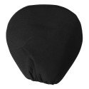 Double Seat Fabric Car Full Surround Front Seat Cover Cushion Protector Chair Pad Universal Black and Grey