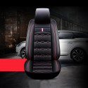Front Car Fit 5/7 Seat Cover Waterproof Dustproof PU Leather Protector Mat Pad