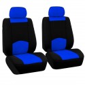 Full Set Car Seat Cover Polyester For Auto Truck SUV 2 Heads 2MM Foam Filled Polyester Fabric