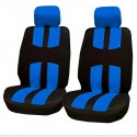 Full Set Car Seat Cover Polyester For Auto Truck SUV 2 Heads Breathable 3D Air Mesh Fabric