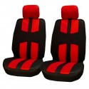 Full Set Car Seat Cover Polyester For Auto Truck SUV 2 Heads Breathable 3D Air Mesh Fabric
