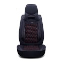 Full-surround Universal Car Front Seat Cover PU Leather Cushion Mat Back Storage