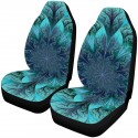 Galaxy Printed Car Front Seat Cover Cushion Protector Sedan SUV Van Universal