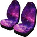 Galaxy Printed Car Front Seat Cover Cushion Protector Sedan SUV Van Universal