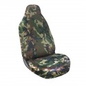 Green Camo Front Auto Seat Full Covers Universal Protector for Car Truck SUV Van