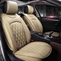 Leather Car Full Surround Seat Cover Cushion Protector Set Universal for 5 Seats Car Two Style